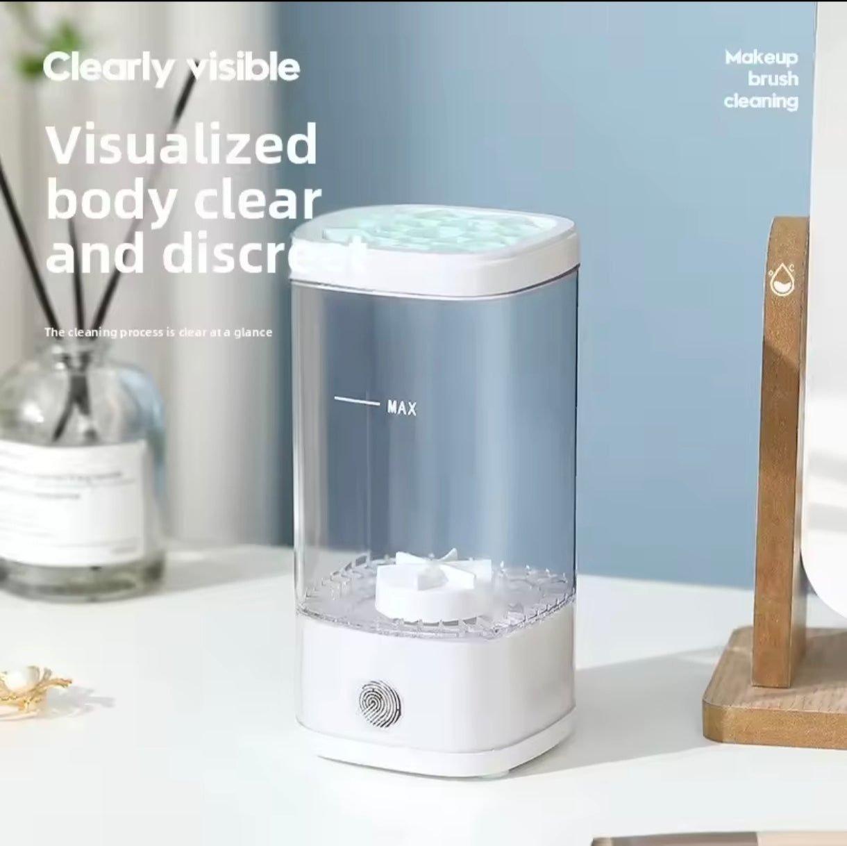 Electric cleaner for Makeup brushes. Quick-drying,Cosmetic tool