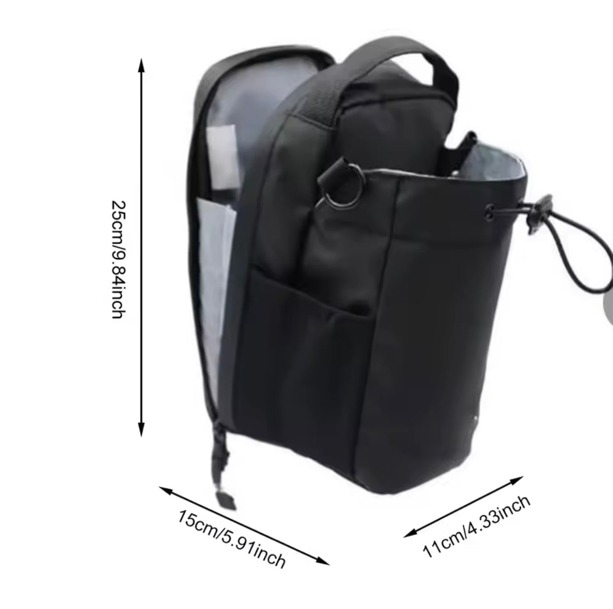 Magnetic Water bottle bag. Small, portable, and perfect for training.