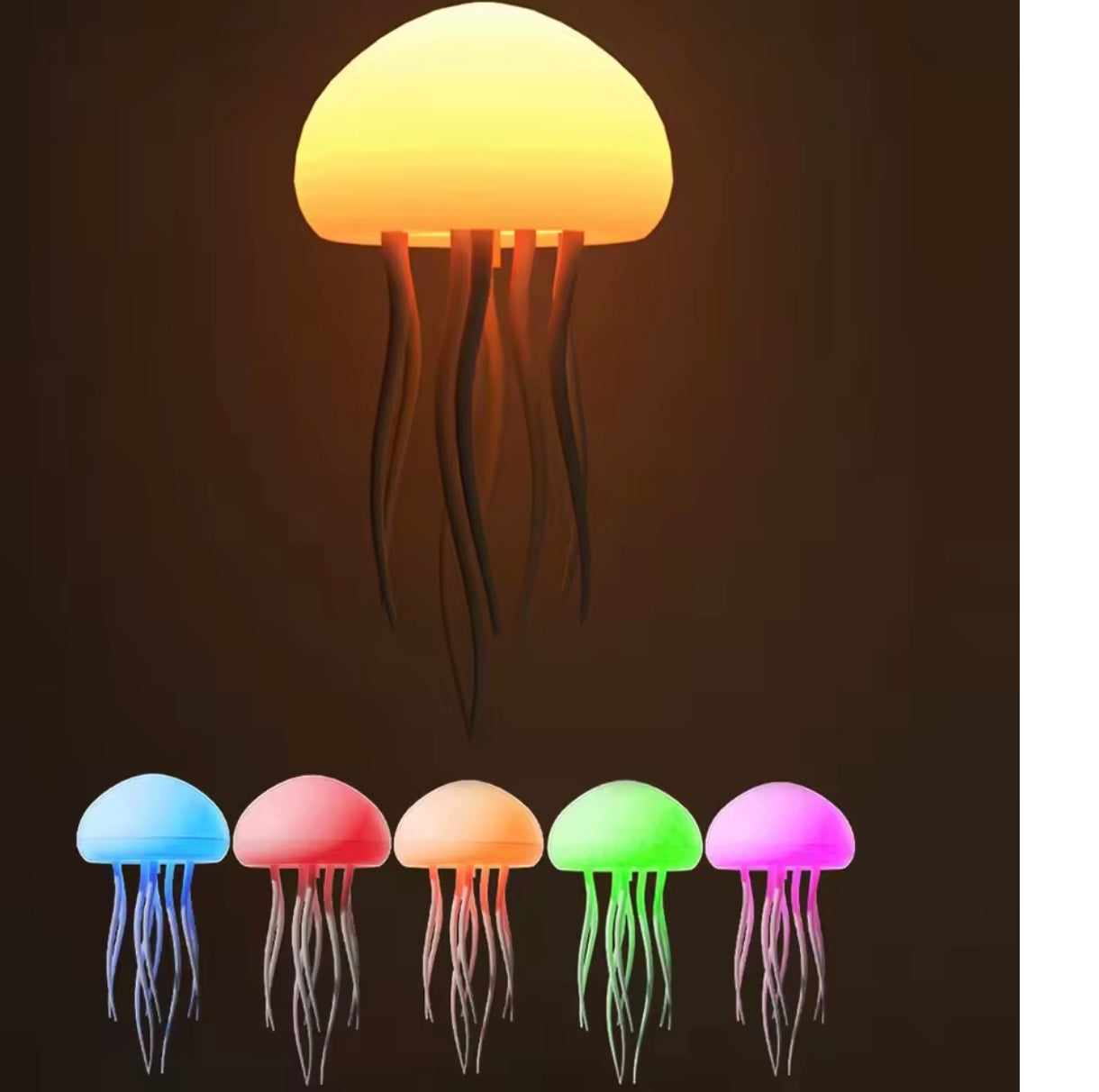 Jellyfish lamp Controlled With a voice Satisfying and relaxing.