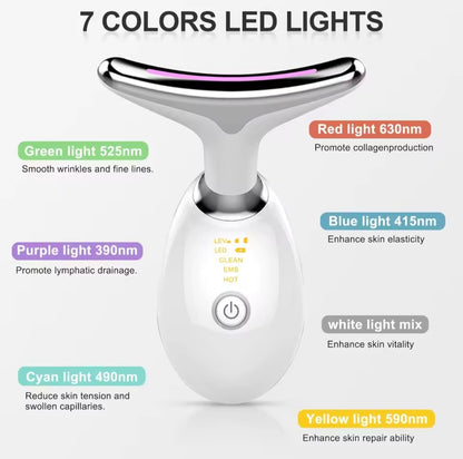 Face and neck massager