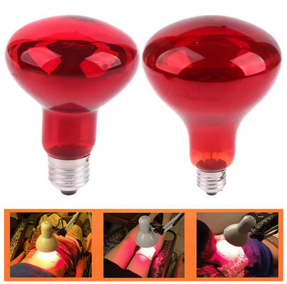 Infrared physiotherapy bulb 100W.Heating therapy For the body neck pain and muscle inflammation.