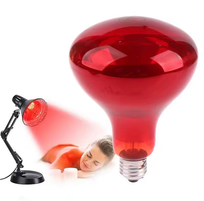 Infrared physiotherapy bulb 100W.Heating therapy For the body neck pain and muscle inflammation.